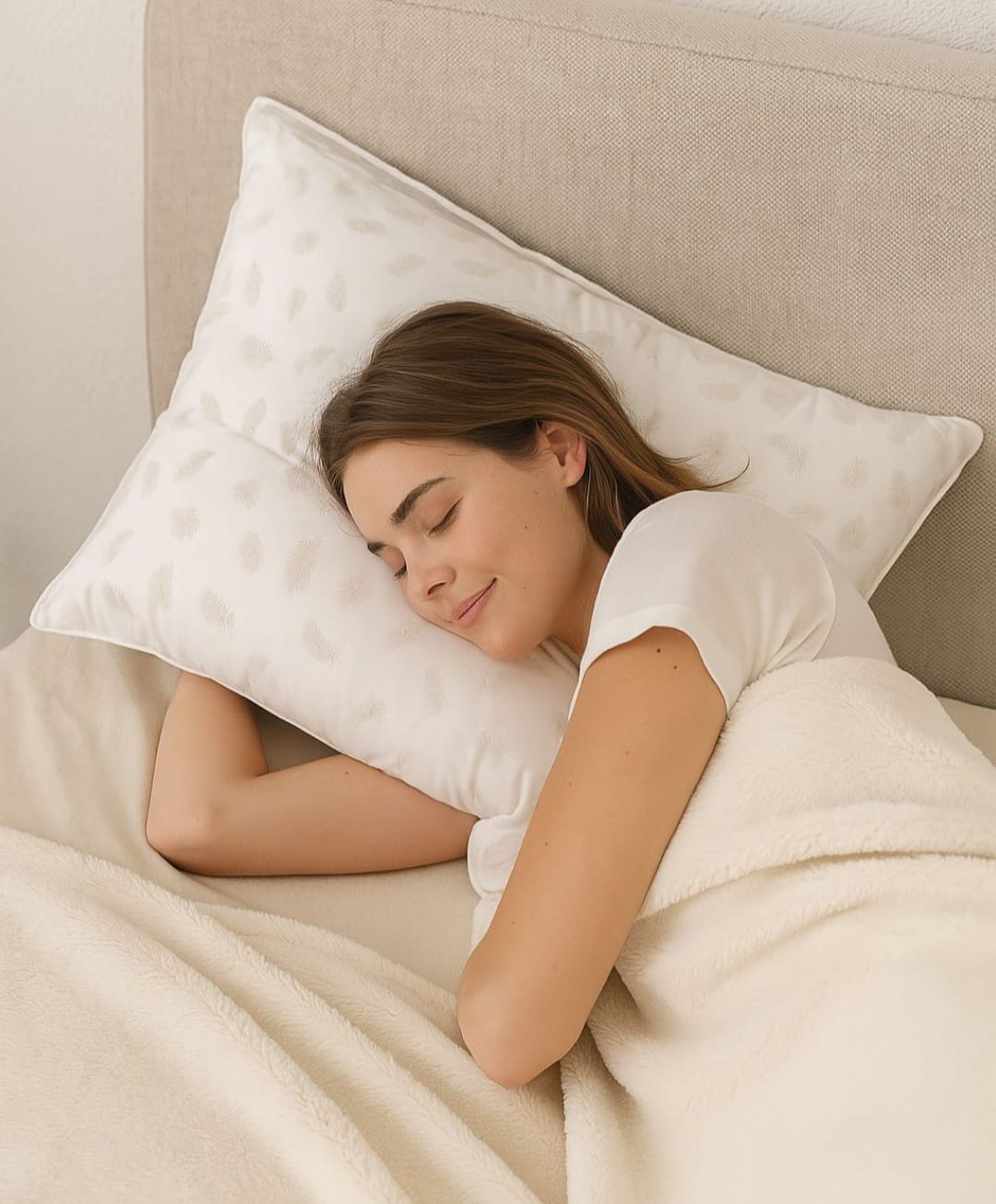 Down- proof cotton pillow